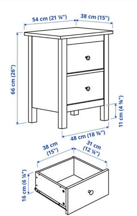 Szafka nocna ikea hemnes
Szafka jeat używana ale