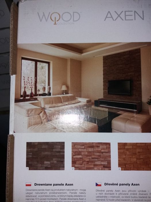 Panele drewniane dekoracyjne Stegu  axen