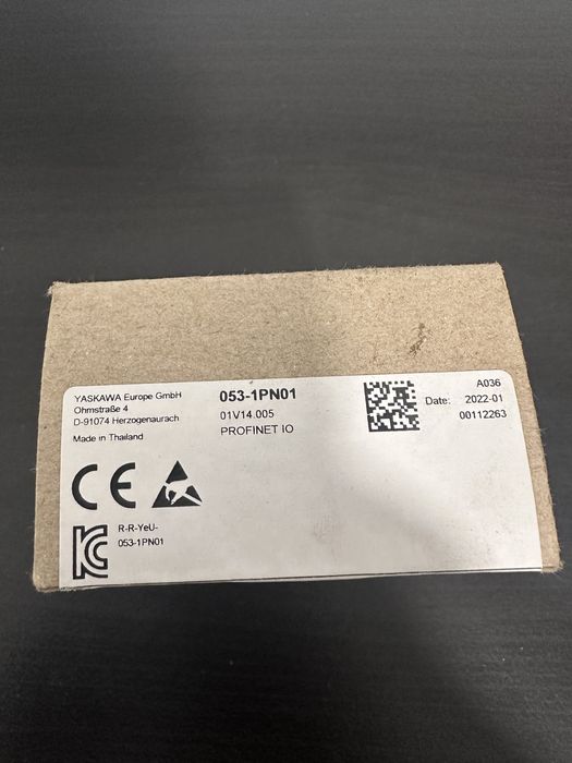 CPU marca yaskawa 053-1pn01 profinet cartas entarada saidas