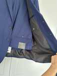 Garnitur męski granatowy niebieski H&M slim fit 54 komplet