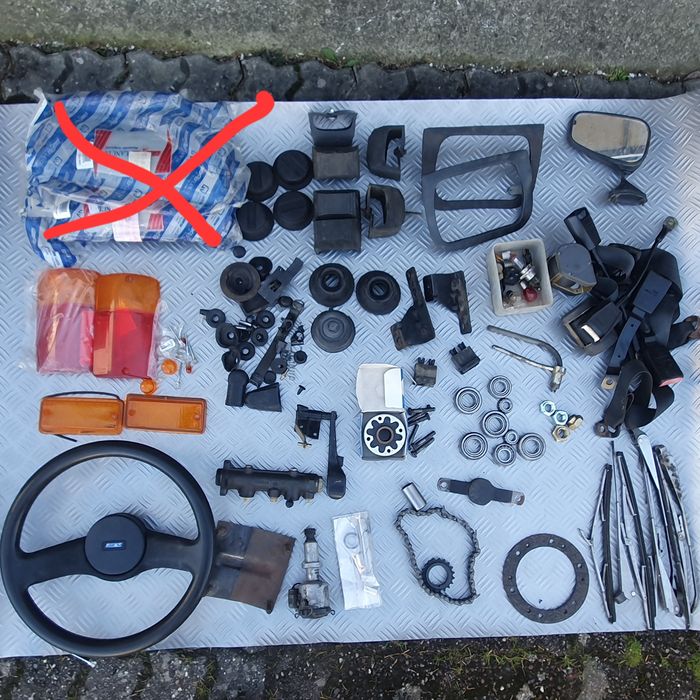 Części fiat 126p maluch   pompa FSM przegub kierownica EL