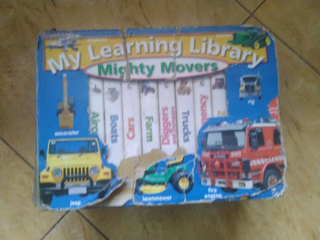 My learning library auta, pojazdy, książeczki dla dzieci książeczka