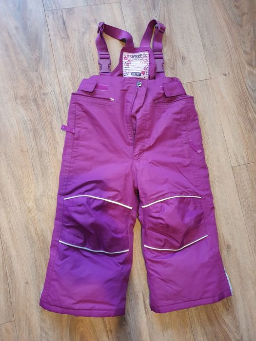 Spodnie narciarskie/zimowe r. 86-92