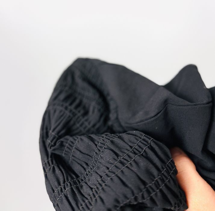 Czarna szyfonowa sukienka mini XL 42 H&M