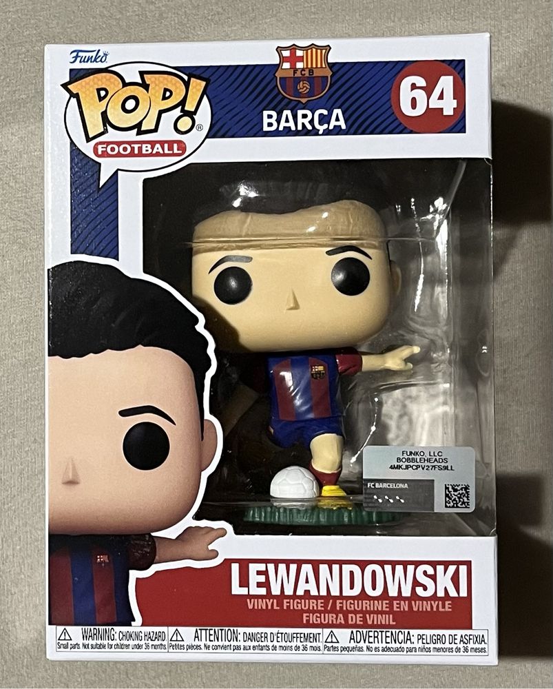 Robert Lewandowski 64 Barca Barcelona Funko POP