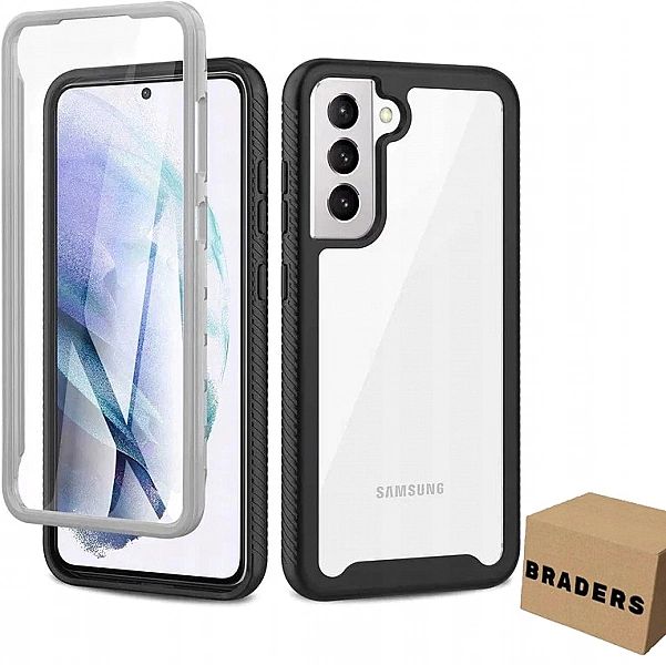 Samsung Galaxy S21 FE - etui 360 Tech-Protect, czarne plecki ochronne
