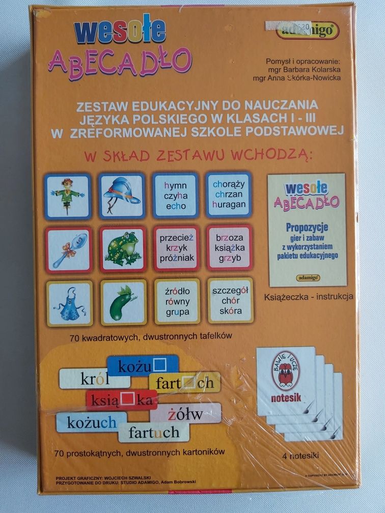 Gra edukacyjna "Wesołe abecadło"