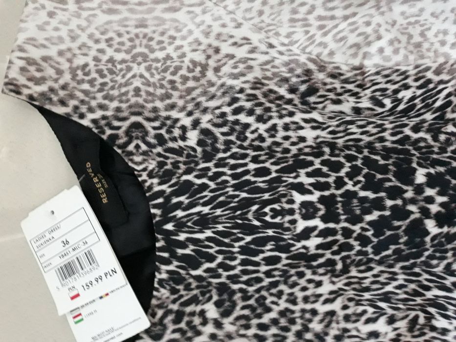 Sukienka panterka Reserved r.36