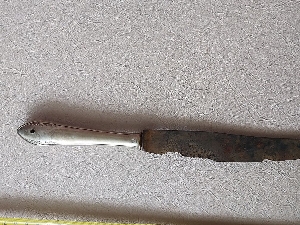Stary nóż wiekowy srebrny  Solingen