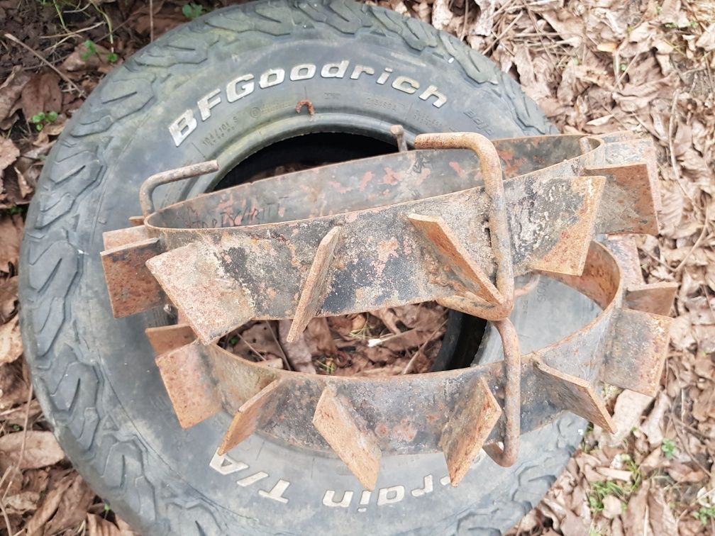 Nakładki,orka.Traktorek jednoosiowy Fortschritt e931 e930