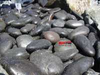 Otoczak Polerowany Czarny, Kamień Dekoracyjny, 20 kg