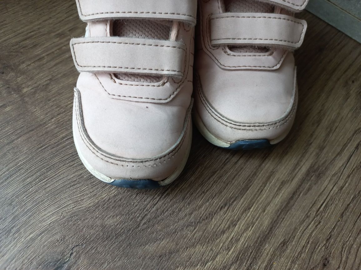 Buciki dziewczęce buty adidas adidasy r 22 różowe