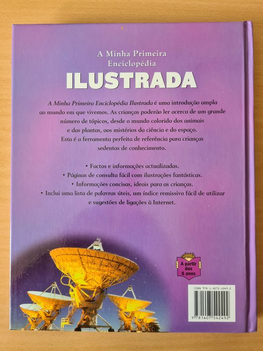 Livro juvenil "A minha Primeira Enciclopédia Ilustrada"