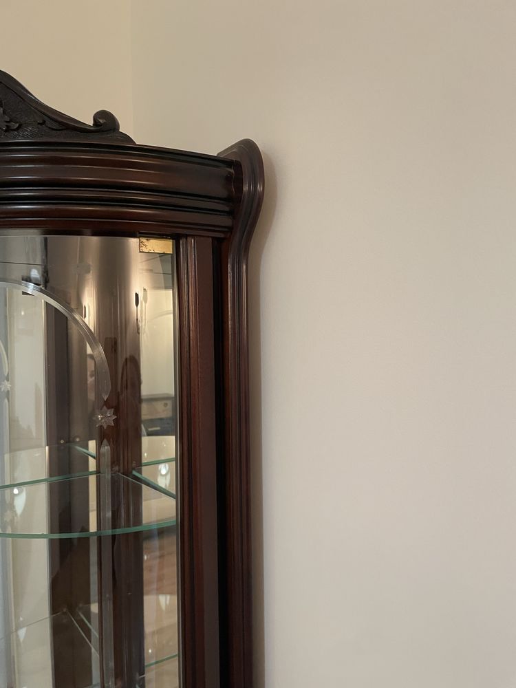 Vitrine de canto antiga