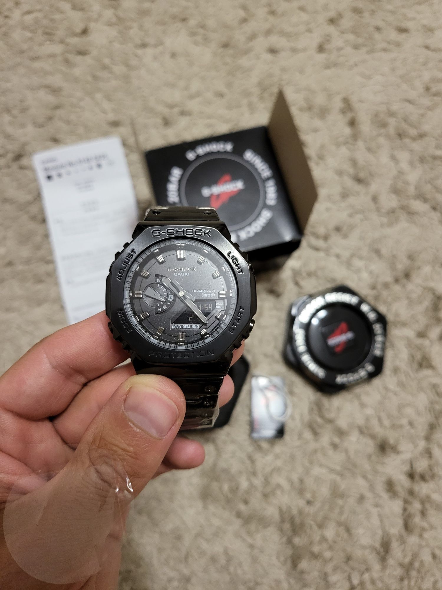 Годинник, часи Casio G-Shock gm-b2100, 2100 metal black