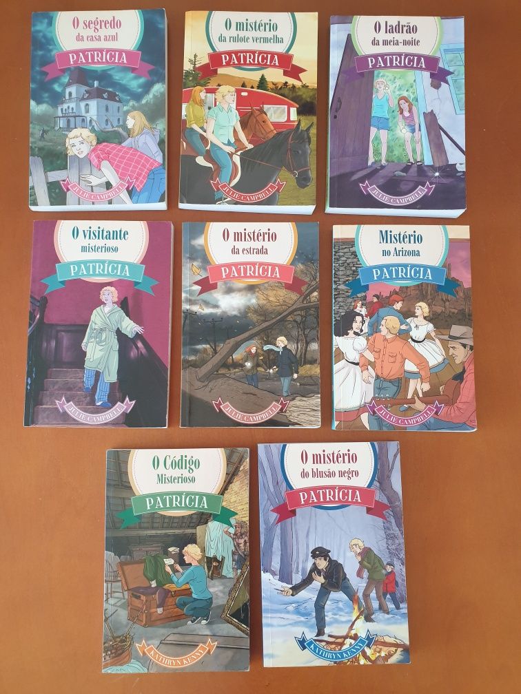 Coleção dos livros "Patricia"  8 volumes