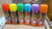 Serpentyna w sprayu party stting mix kolory 250 ml urodziny zestaw x 4