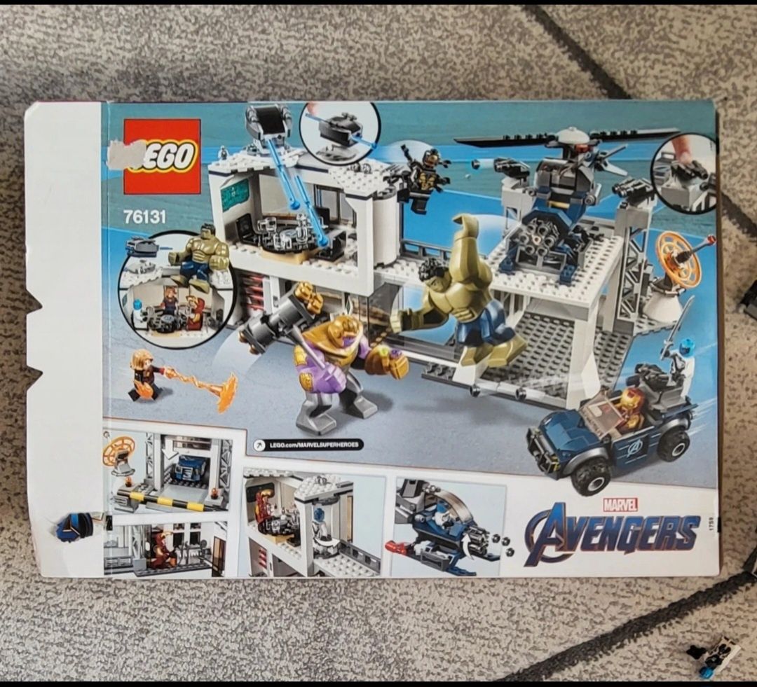 Lego marvel bitwa w kwaterze 76131