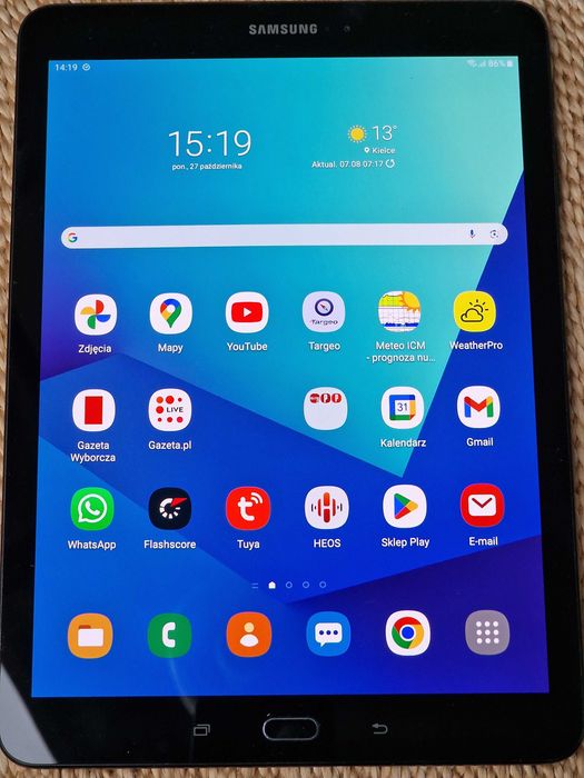 Tablet Samsung Galaxy Tab S3 9,7" SM-T825 9,7" 4/32GB Wi-Fi LTE rysik