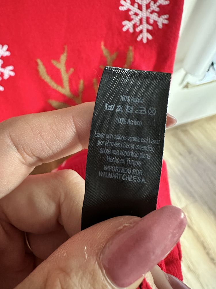 Sweterek swiąteczny rozmiar M George sesja święta christmas