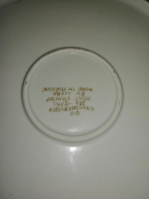 Prato grande pintado à mão de Viana do Castelo