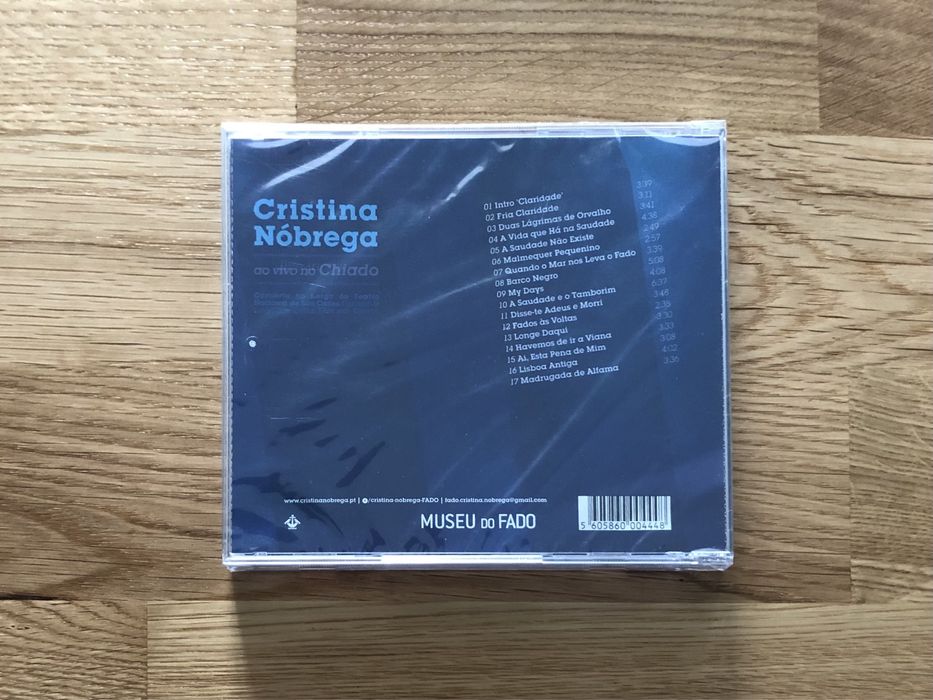 CD Cristina Nóbrega ao vivo no Chiado