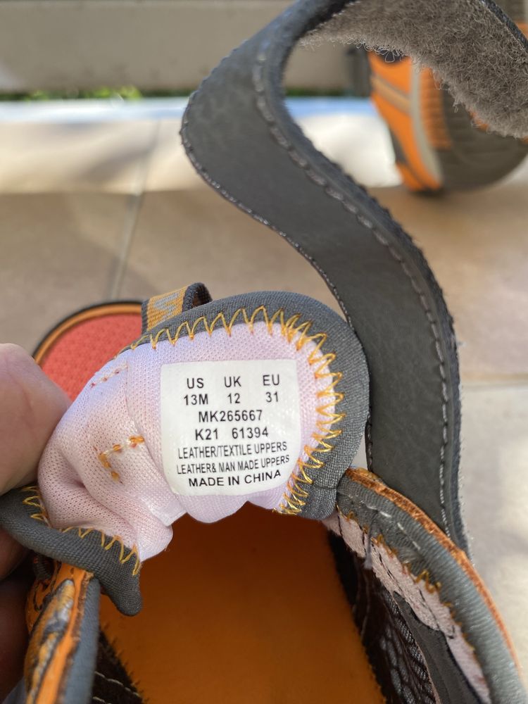 Dziecięce buty do wodyMerrell Hydro Free Roam Pomarańczowe 31