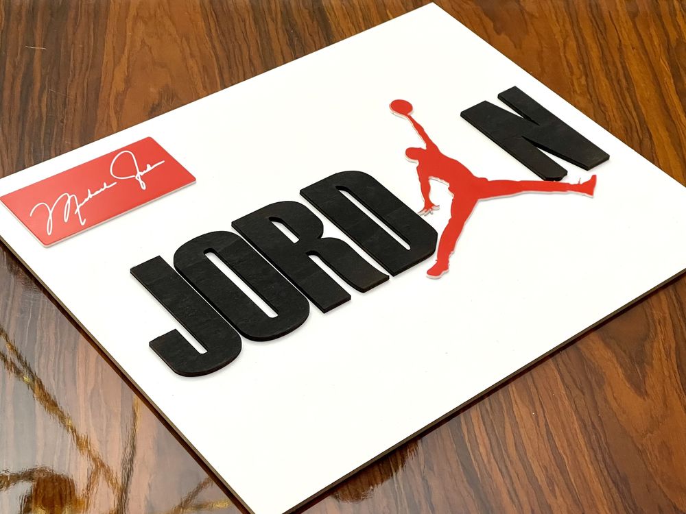 Placas decorativas Jordan ou Nike