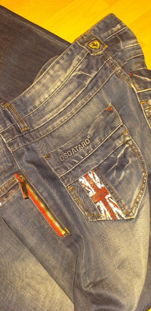 Spodnie jeans męskie roz XL/ XXL , roz. 36 * Desquare 2 , Ferrari Ltd