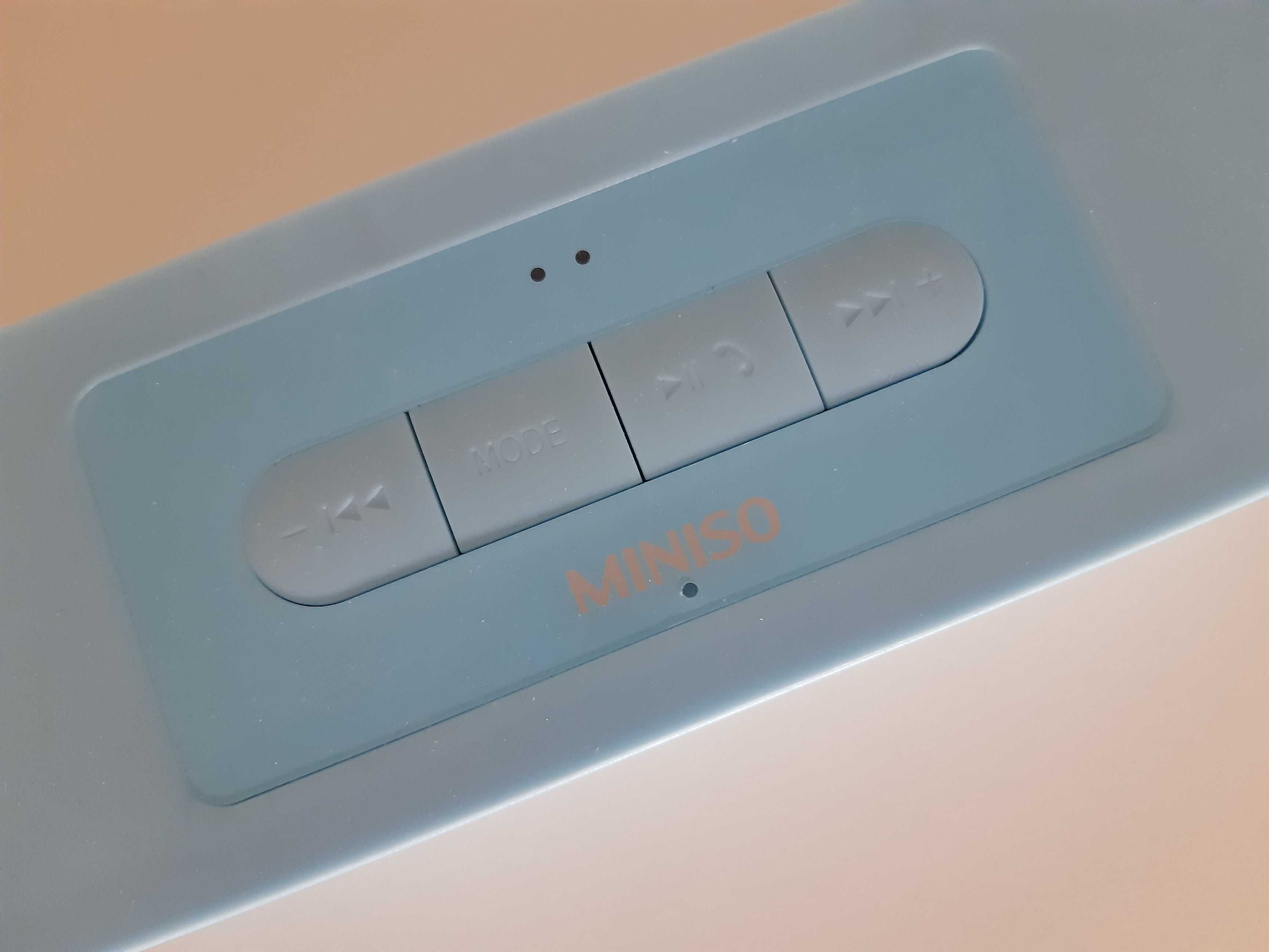 głośnik bluetooth miniso błękitny