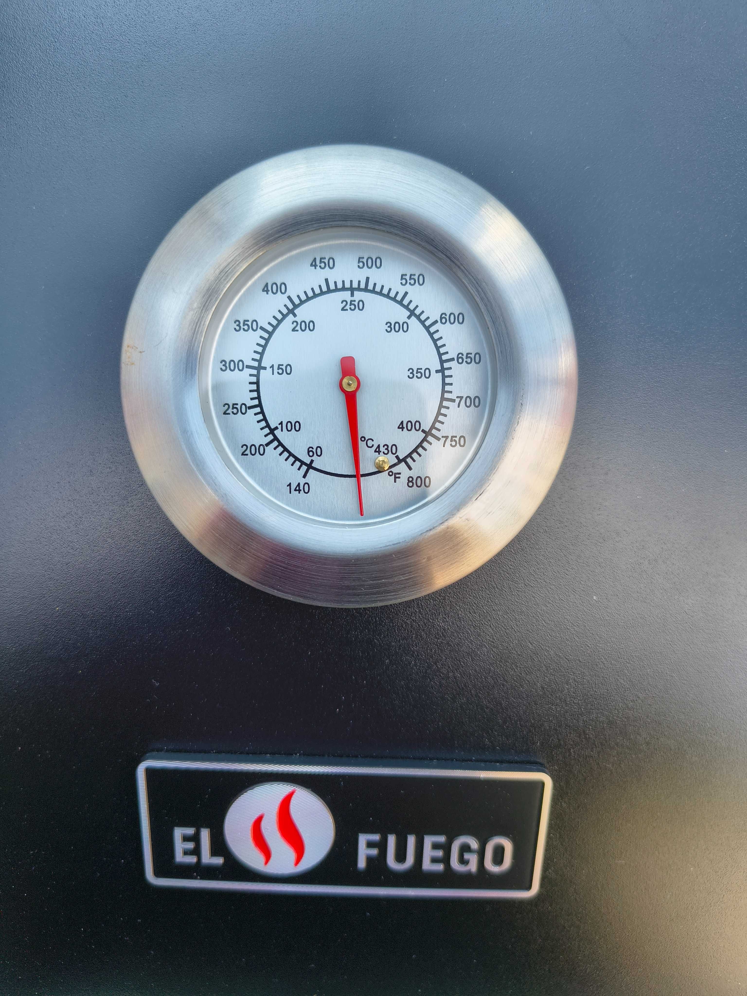 Solidny GRILL GAZOWY MIAMI EL FUEGO 3+1 żeliwo 11.5kW QUTLET Złożony !