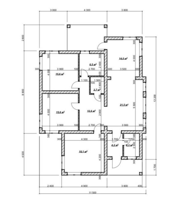 Одноповерховий будинок з ремонтом