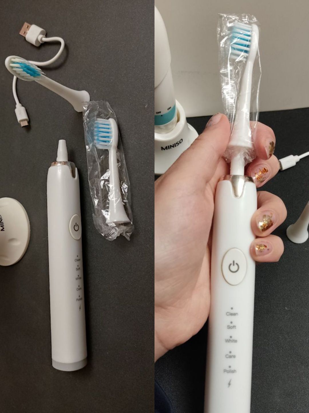 Електрична щітка для обличчя і електрична зубна щітка