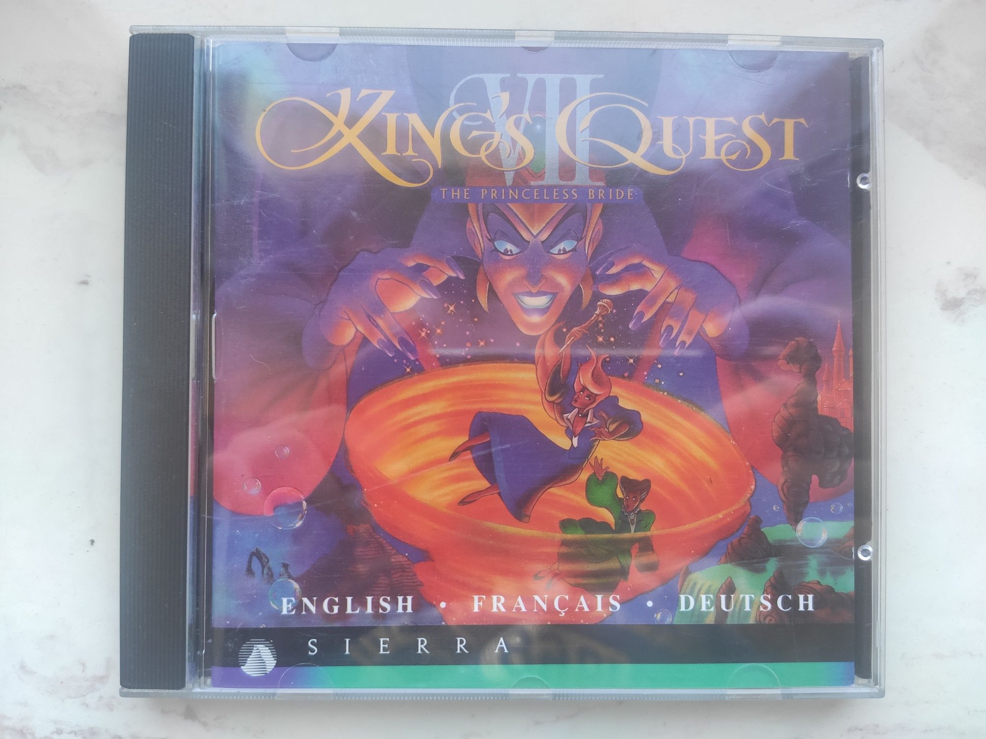 Kings Quest 7 PC retro gra komputerowa bez big box