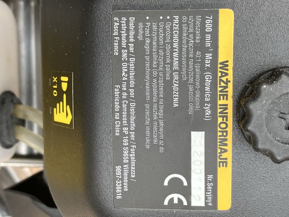 Kosa spalinowa podkaszarka 0.75Kw Talon parkside boszch makita