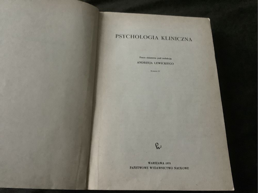 Psychologia kliniczna Lewicki