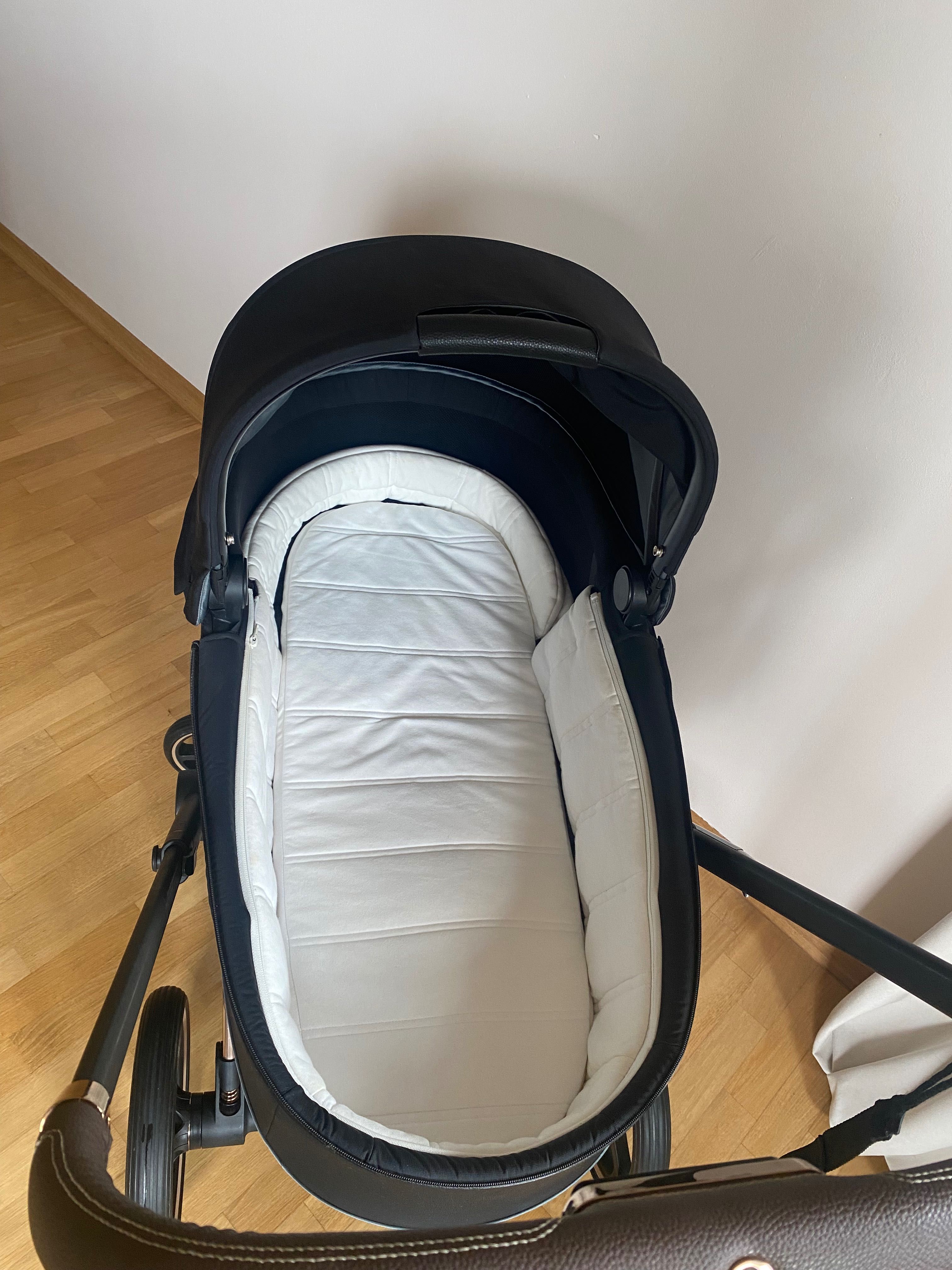 Cybex Priam rose gold zestaw 2w1, gondola + spacerówka oraz akcesoria