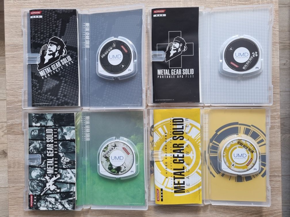Zestaw gier z serii Metal Gear Solid na konsolę PSP