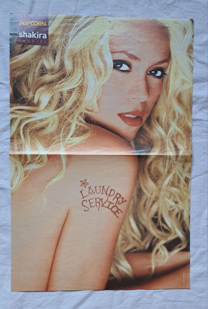 Shakira plakaty z gazety Popcorn 2003 unikaty