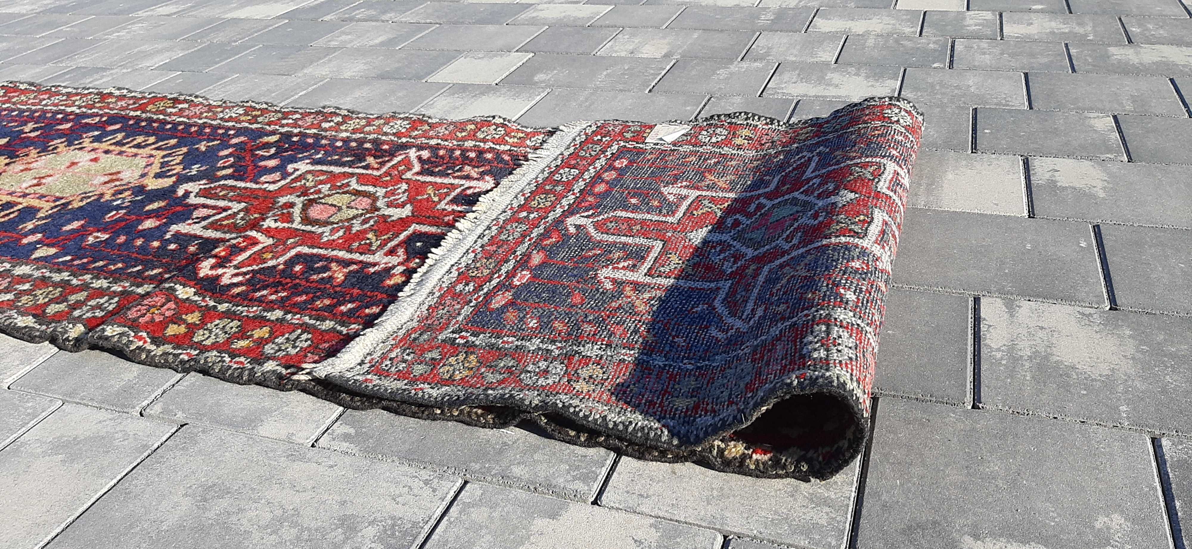 Dywan wełniany ręcznie tkany IRAN 260 x 68 cm wełna