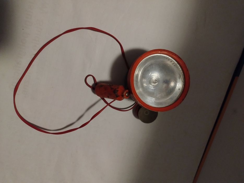 Stara kolekcjonerska  lampa z czasów PRL-u pamiątka
