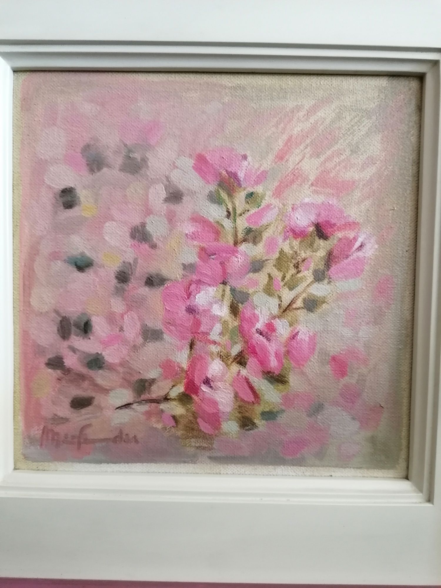 Quadro pintado à mão