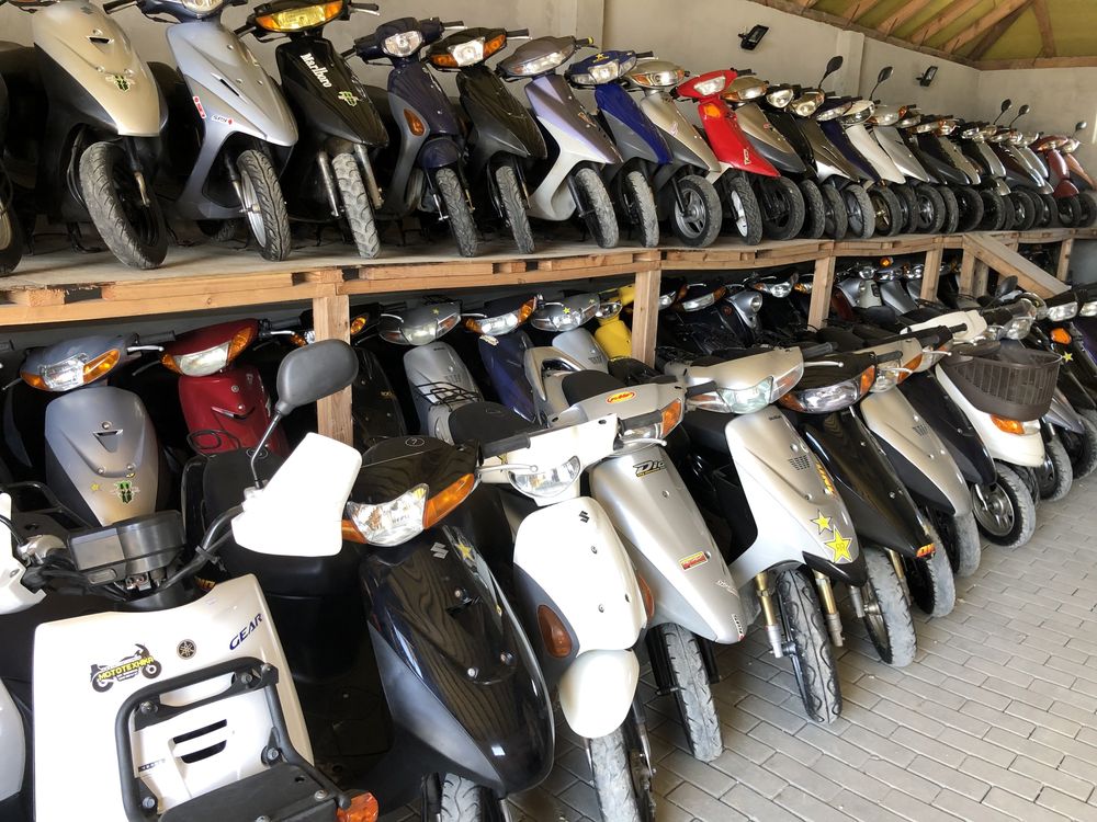 Продам скутера з Японії Yamaha Jog, Свіжі мопеди, Доставка, Кредит