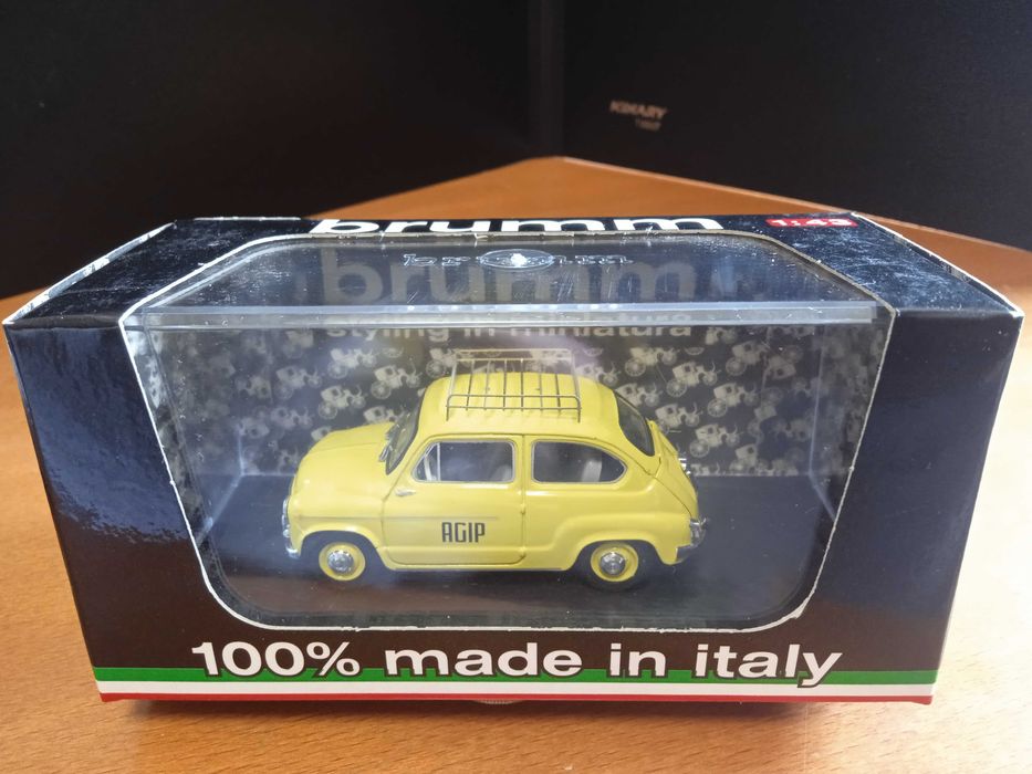 1:43 brumm Fiat 600D made in italy