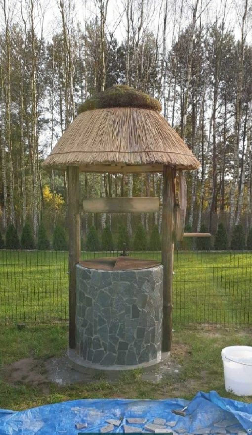 Parasol parasole z trzciny strzecha,ogród,dom,altanka