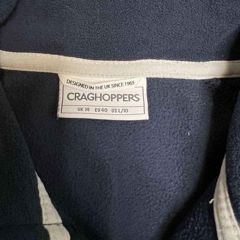 Флісова кофта/ фліска L CRAGHOPPERS Miska Half Zip Fleece | Blue Navy