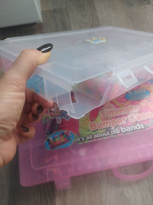 Великий набір резинок для плетіння 2шт+пакет брелків