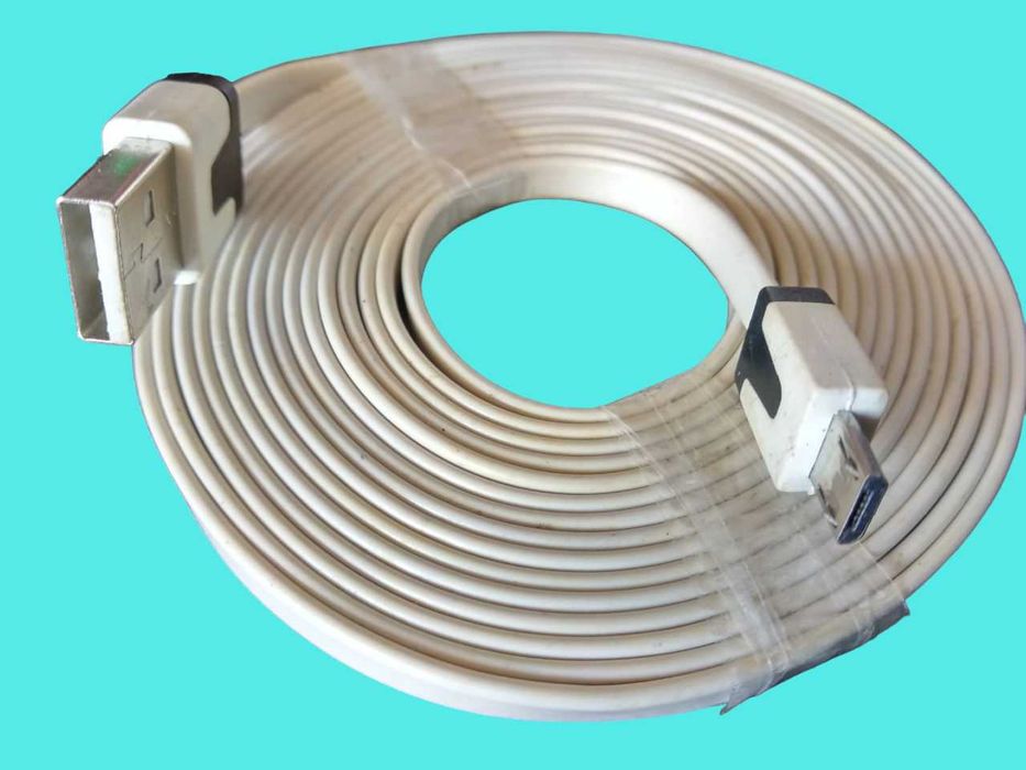 Кабель USB - micro USB 3 м переходник шнур питания зарядки передачи