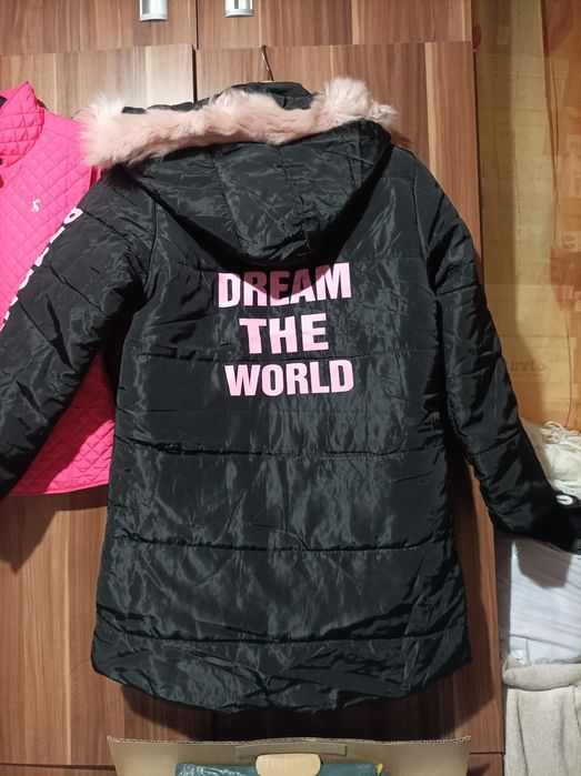 Kurtka i kamizelka roz 152/158