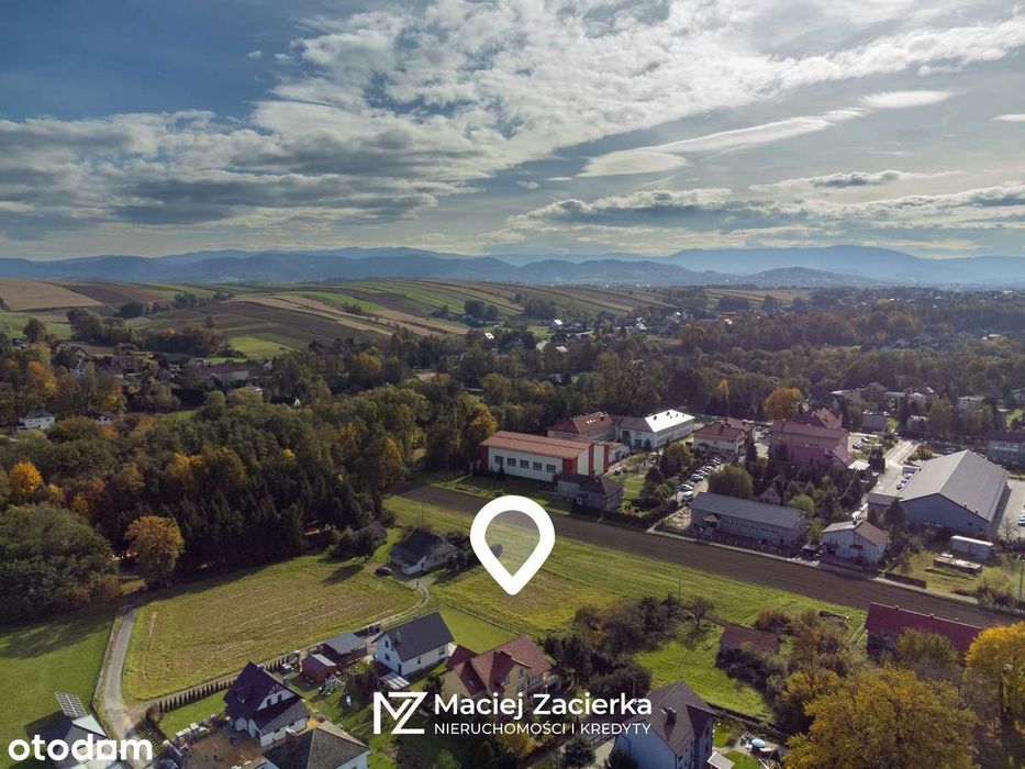 Działka budowlana w spokojnej okolicy blisko szkoły Wieprz